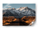 El camino hacia la montaña nevada | Cuadro decorativo de Canvas Lab