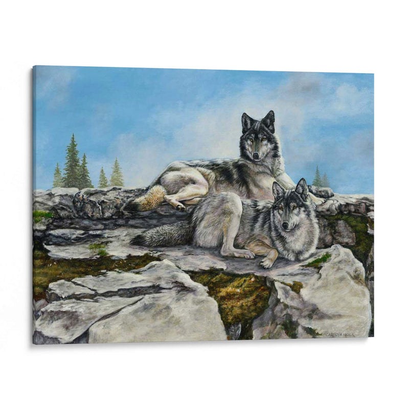 Montaña De La Mañana - Carolyn Mock | Cuadro decorativo de Canvas Lab