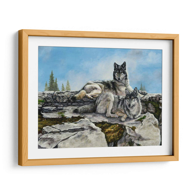 Montaña De La Mañana - Carolyn Mock | Cuadro decorativo de Canvas Lab