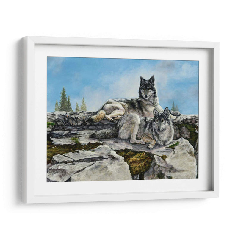 Montaña De La Mañana - Carolyn Mock | Cuadro decorativo de Canvas Lab