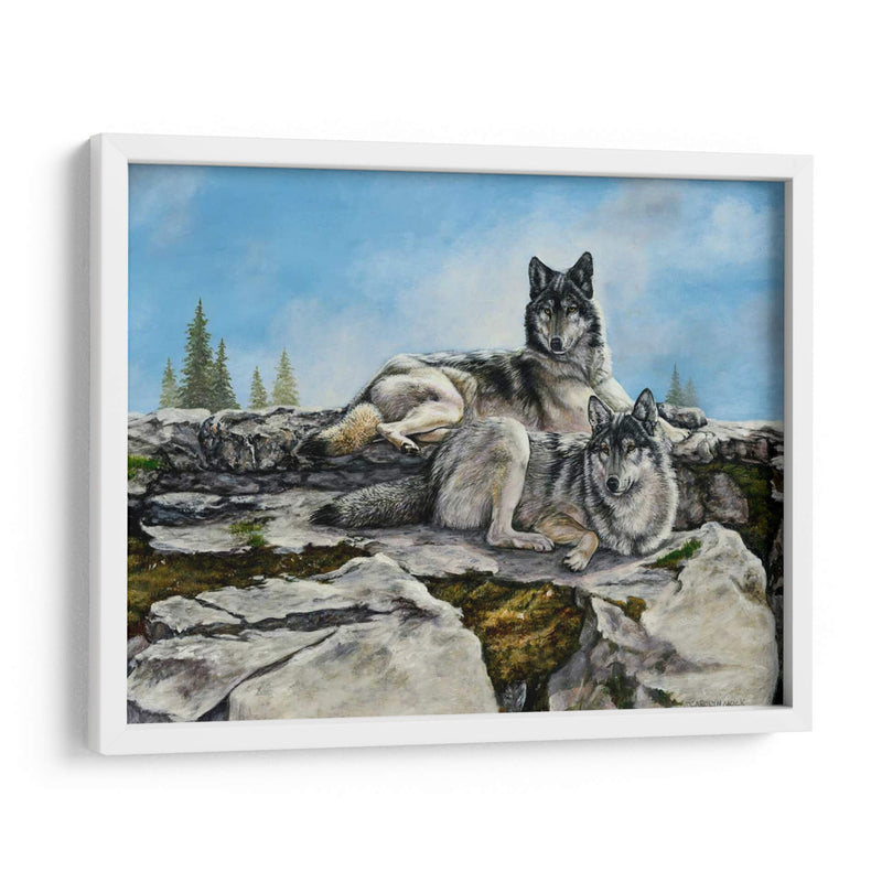 Montaña De La Mañana - Carolyn Mock | Cuadro decorativo de Canvas Lab