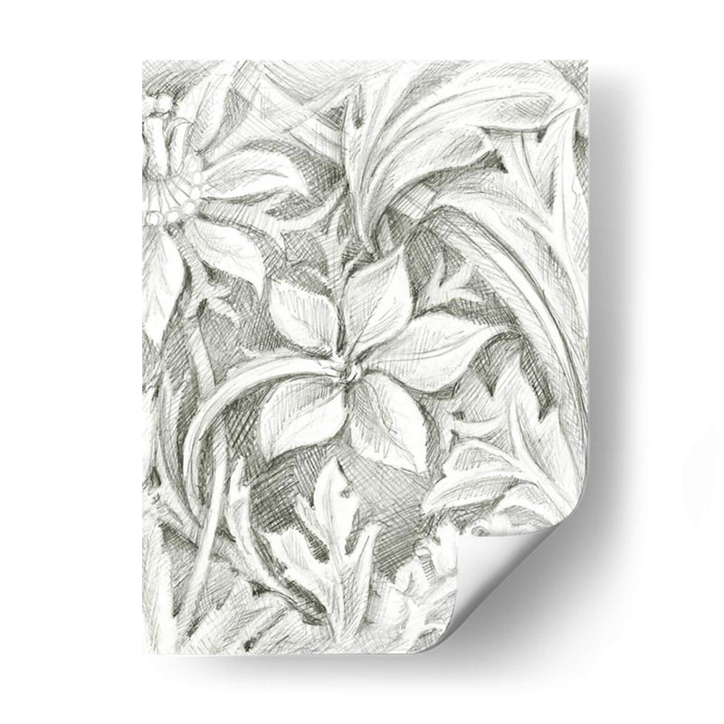 Floral Patrón De Boceto III - Ethan Harper | Cuadro decorativo de Canvas Lab