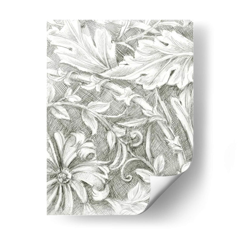 Floral Patrón De Boceto IV - Ethan Harper | Cuadro decorativo de Canvas Lab