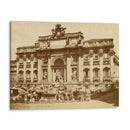 La Fontana De Trevi - Giacomo Brogi | Cuadro decorativo de Canvas Lab