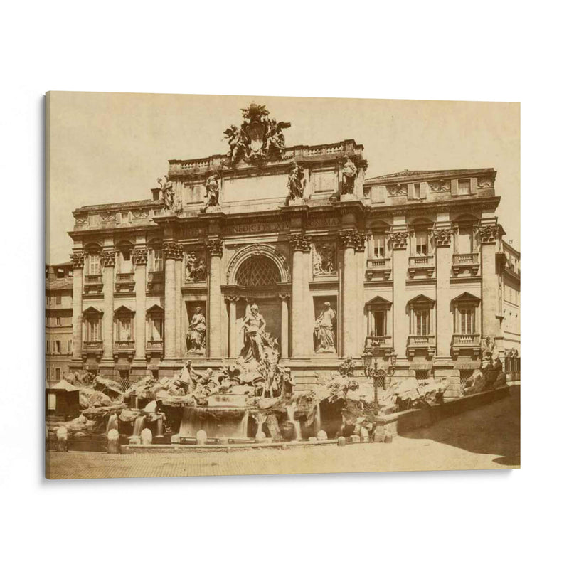 La Fontana De Trevi - Giacomo Brogi | Cuadro decorativo de Canvas Lab