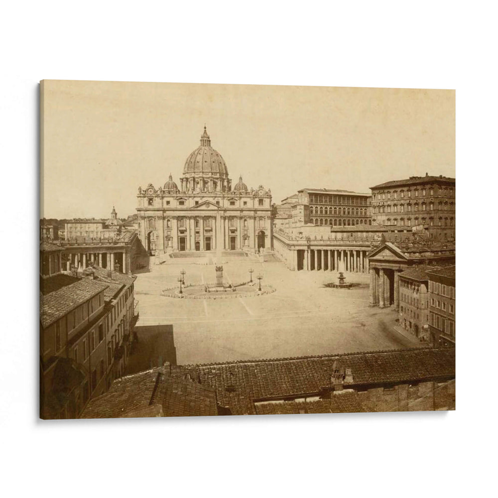 Plaza De San Pedro - Giacomo Brogi | Cuadro decorativo de Canvas Lab
