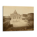 Plaza De San Pedro - Giacomo Brogi | Cuadro decorativo de Canvas Lab