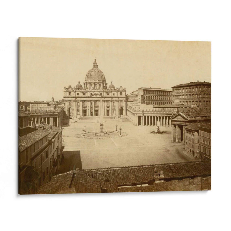 Plaza De San Pedro - Giacomo Brogi | Cuadro decorativo de Canvas Lab