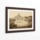 Plaza De San Pedro - Giacomo Brogi | Cuadro decorativo de Canvas Lab