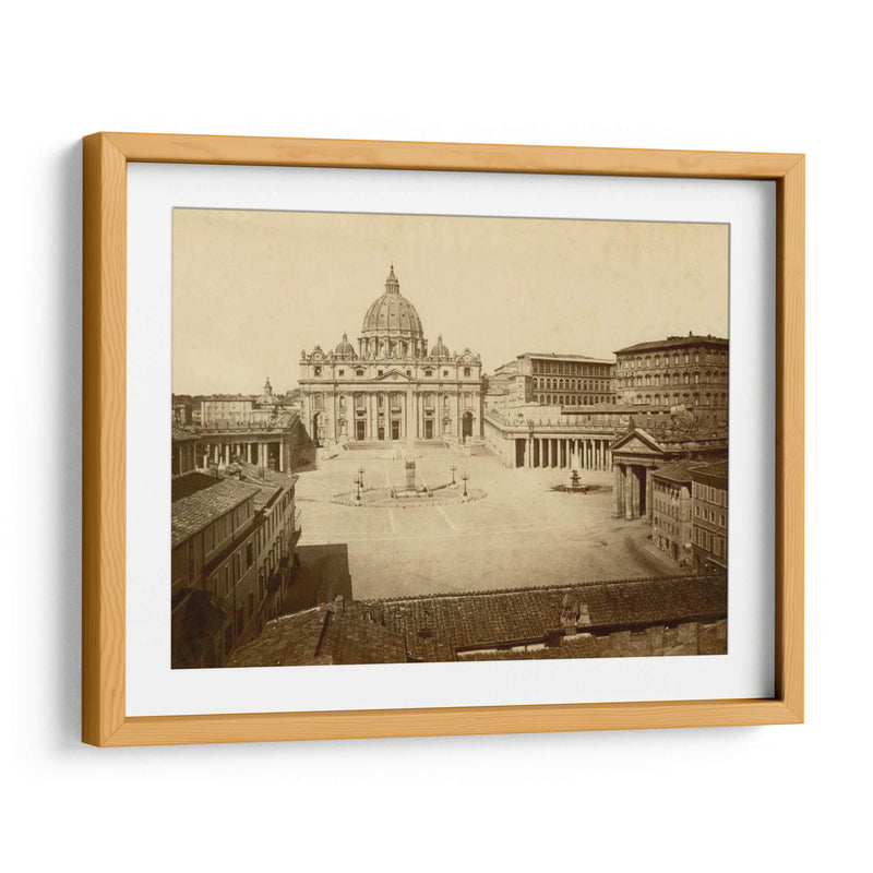 Plaza De San Pedro - Giacomo Brogi | Cuadro decorativo de Canvas Lab