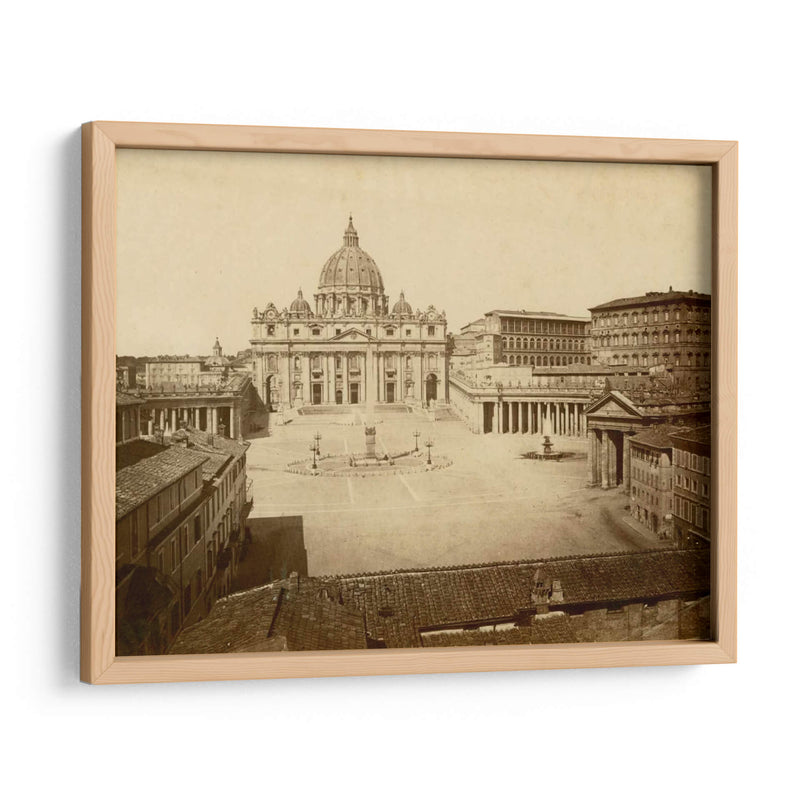 Plaza De San Pedro - Giacomo Brogi | Cuadro decorativo de Canvas Lab