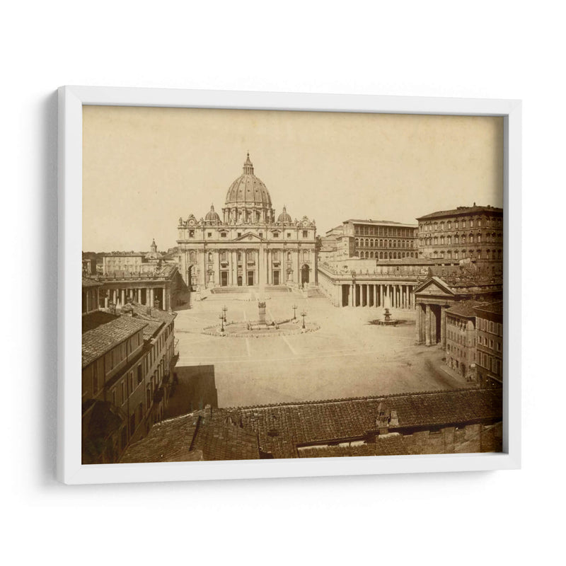 Plaza De San Pedro - Giacomo Brogi | Cuadro decorativo de Canvas Lab