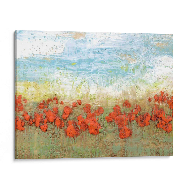 Coral Poppies I - Jennifer Goldberger | Cuadro decorativo de Canvas Lab