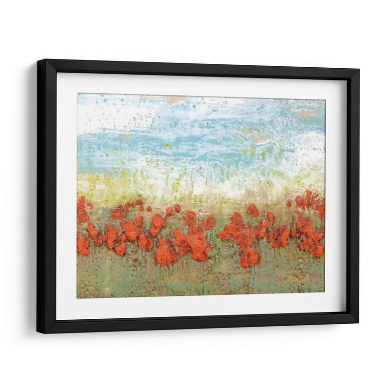 Coral Poppies I - Jennifer Goldberger | Cuadro decorativo de Canvas Lab