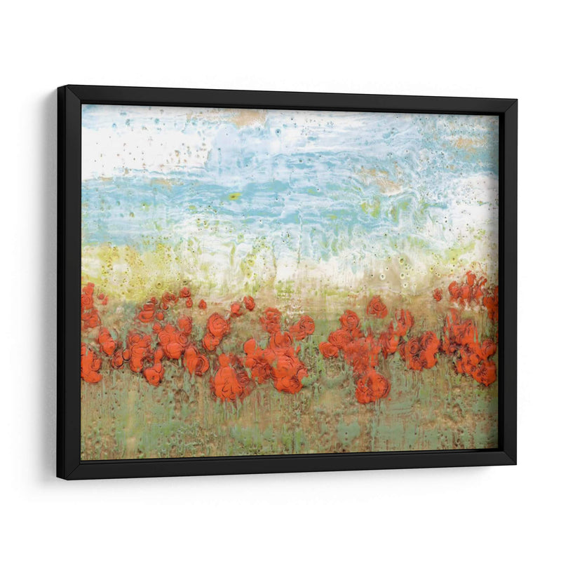 Coral Poppies I - Jennifer Goldberger | Cuadro decorativo de Canvas Lab