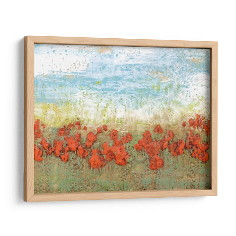 Coral Poppies I - Jennifer Goldberger | Cuadro decorativo de Canvas Lab