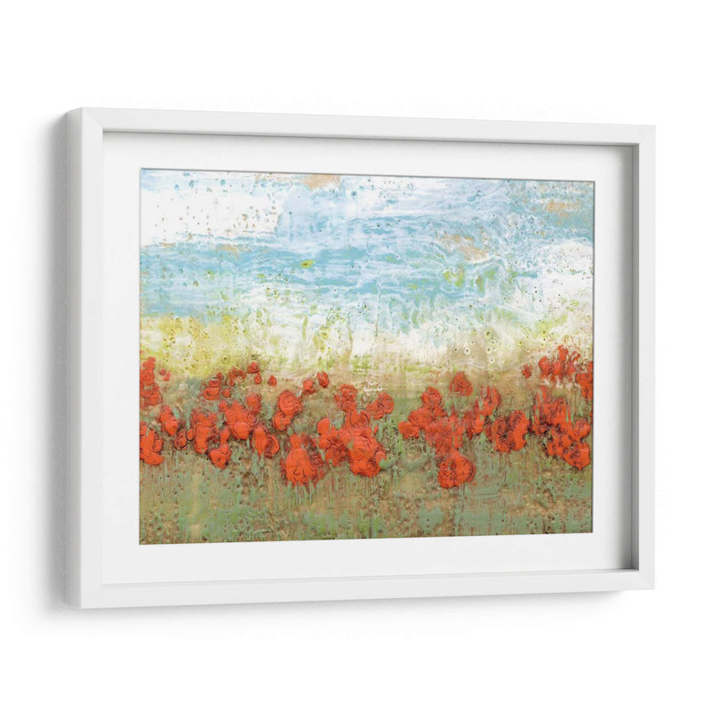 Coral Poppies I - Jennifer Goldberger | Cuadro decorativo de Canvas Lab