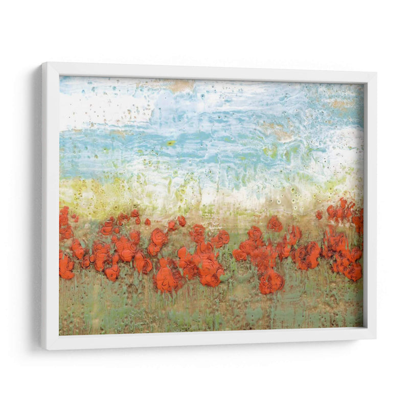 Coral Poppies I - Jennifer Goldberger | Cuadro decorativo de Canvas Lab