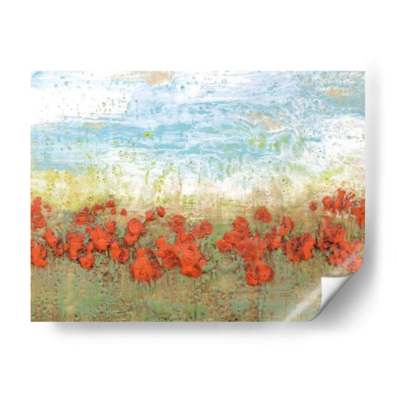 Coral Poppies I - Jennifer Goldberger | Cuadro decorativo de Canvas Lab