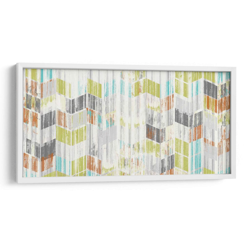 Cepillado Chevron I - Jennifer Goldberger | Cuadro decorativo de Canvas Lab