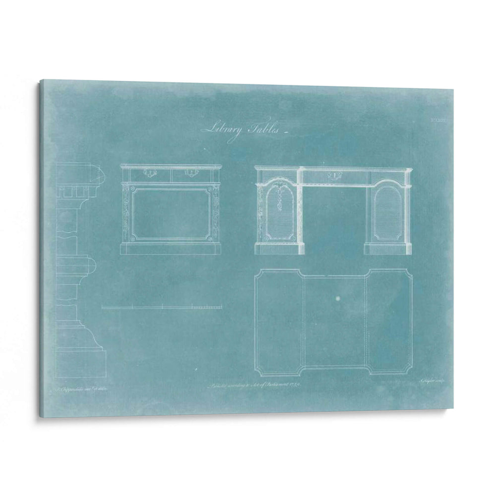 Las Mesas De La Biblioteca - Thomas Chippendale | Cuadro decorativo de Canvas Lab