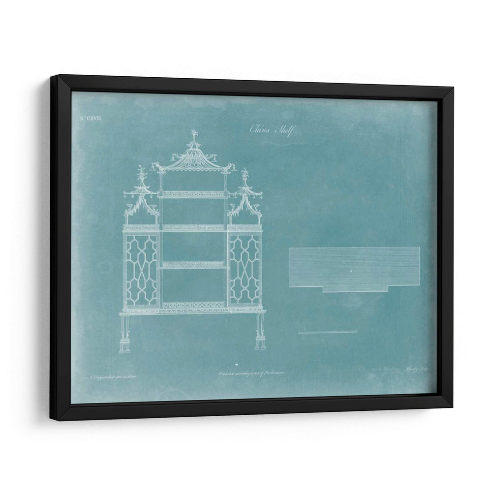 Estante De China - Thomas Chippendale | Cuadro decorativo de Canvas Lab