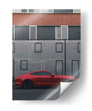 Mustang rojo | Cuadro decorativo de Canvas Lab