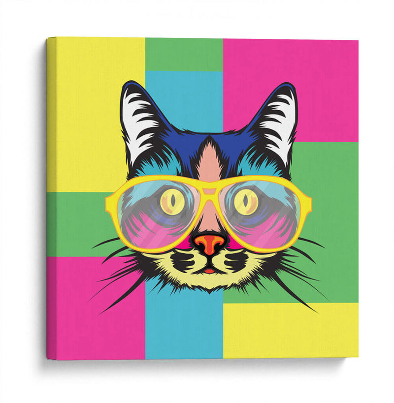 El gato cool | Cuadro decorativo de Canvas Lab