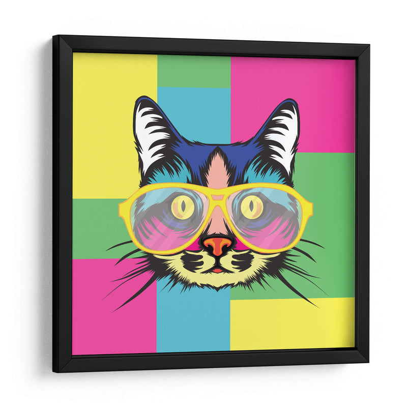 El gato cool | Cuadro decorativo de Canvas Lab