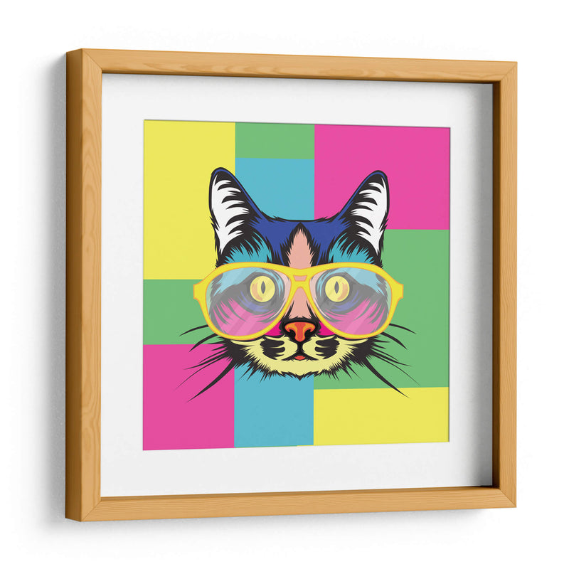 El gato cool | Cuadro decorativo de Canvas Lab