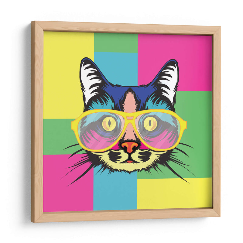 El gato cool | Cuadro decorativo de Canvas Lab