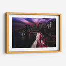 Noche fuschia en Nueva York | Cuadro decorativo de Canvas Lab