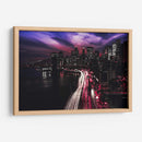 Noche fuschia en Nueva York | Cuadro decorativo de Canvas Lab