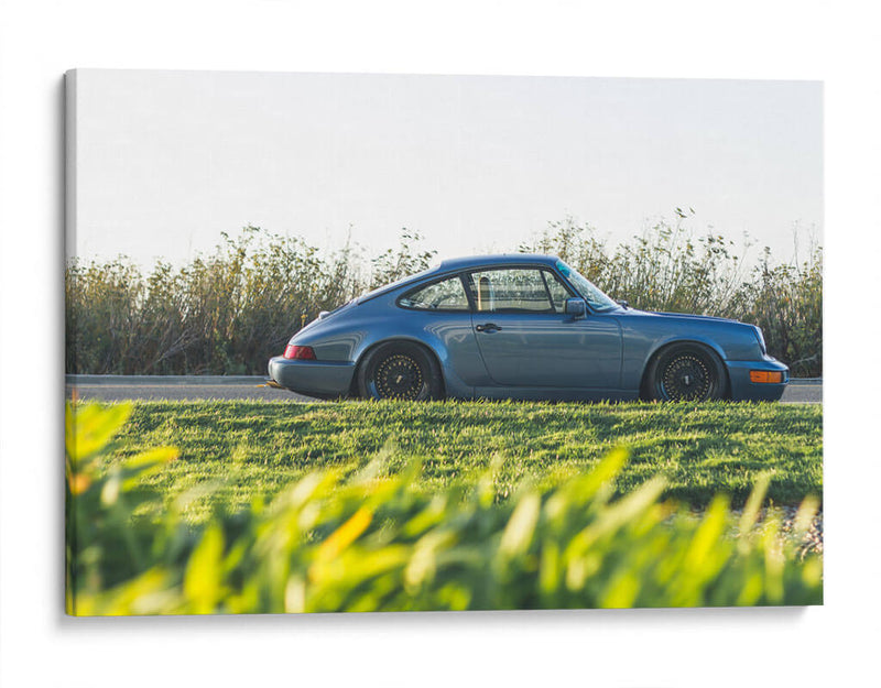 Oldschool Porsche | Cuadro decorativo de Canvas Lab