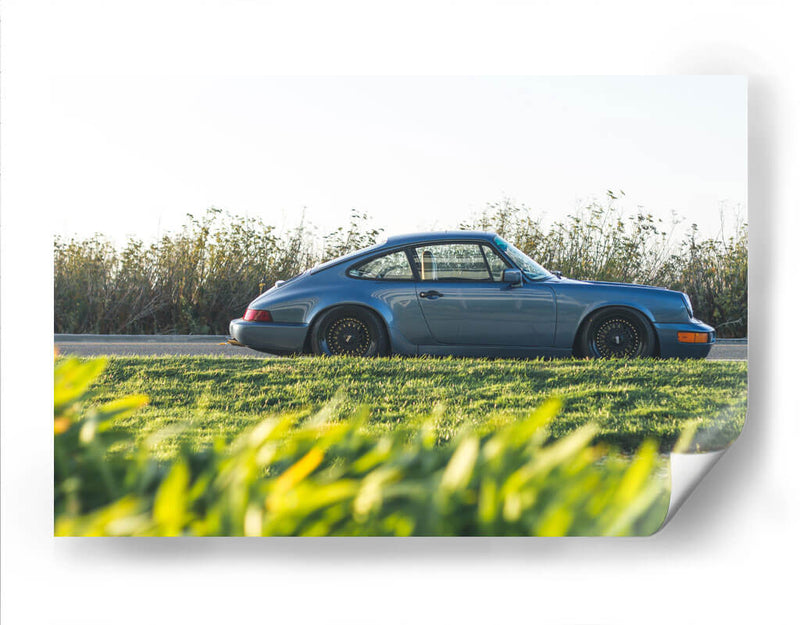 Oldschool Porsche | Cuadro decorativo de Canvas Lab