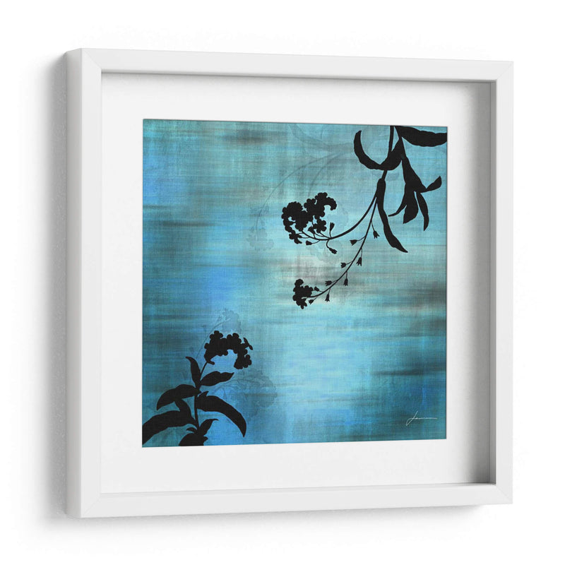 Aqua Floral I - James Burghardt | Cuadro decorativo de Canvas Lab