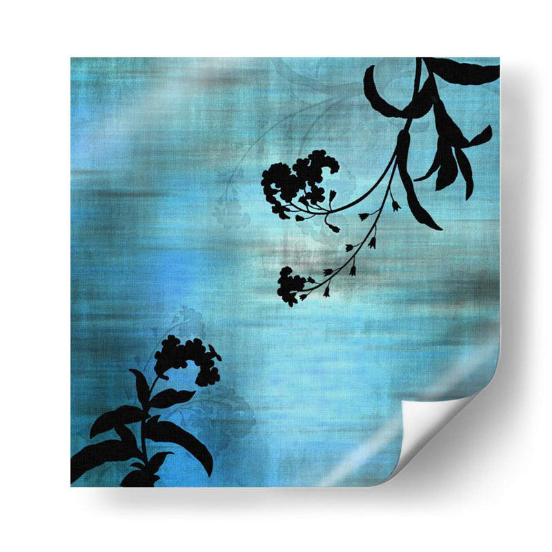 Aqua Floral I - James Burghardt | Cuadro decorativo de Canvas Lab