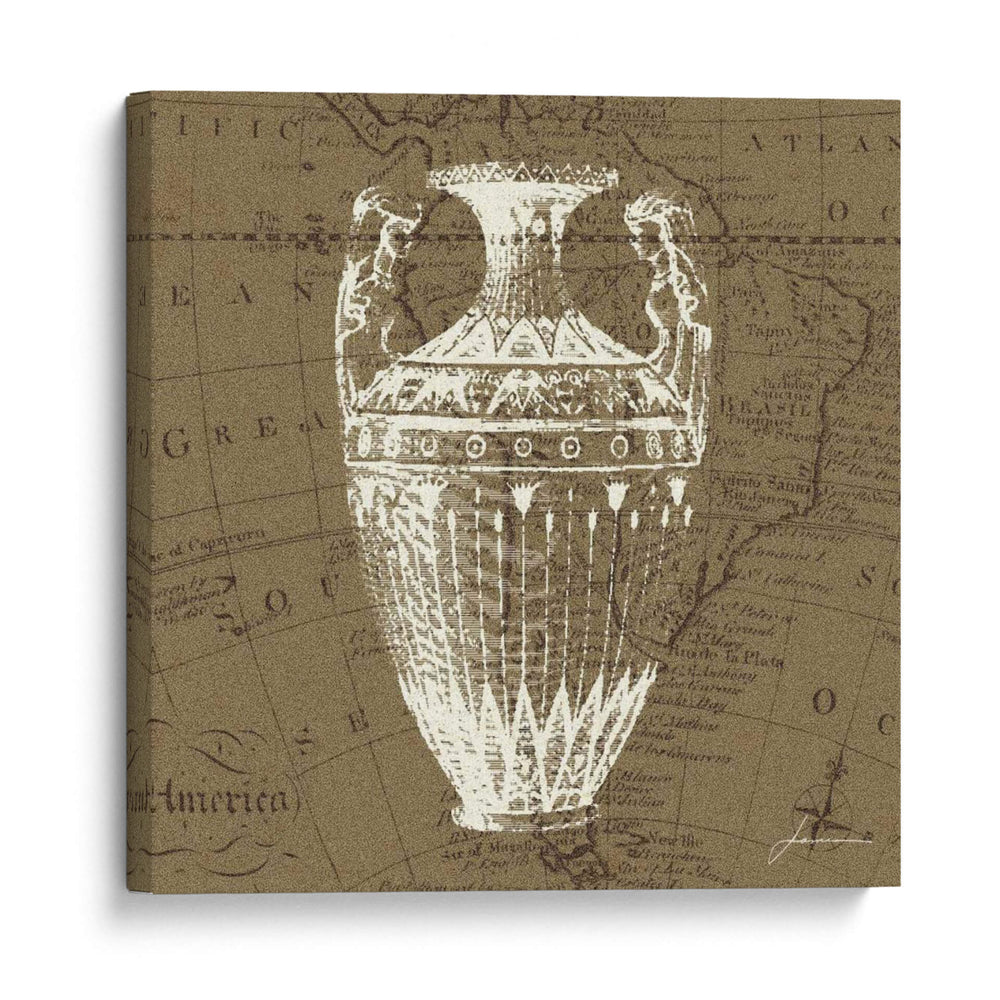 Botellas Mapa II - James Burghardt | Cuadro decorativo de Canvas Lab