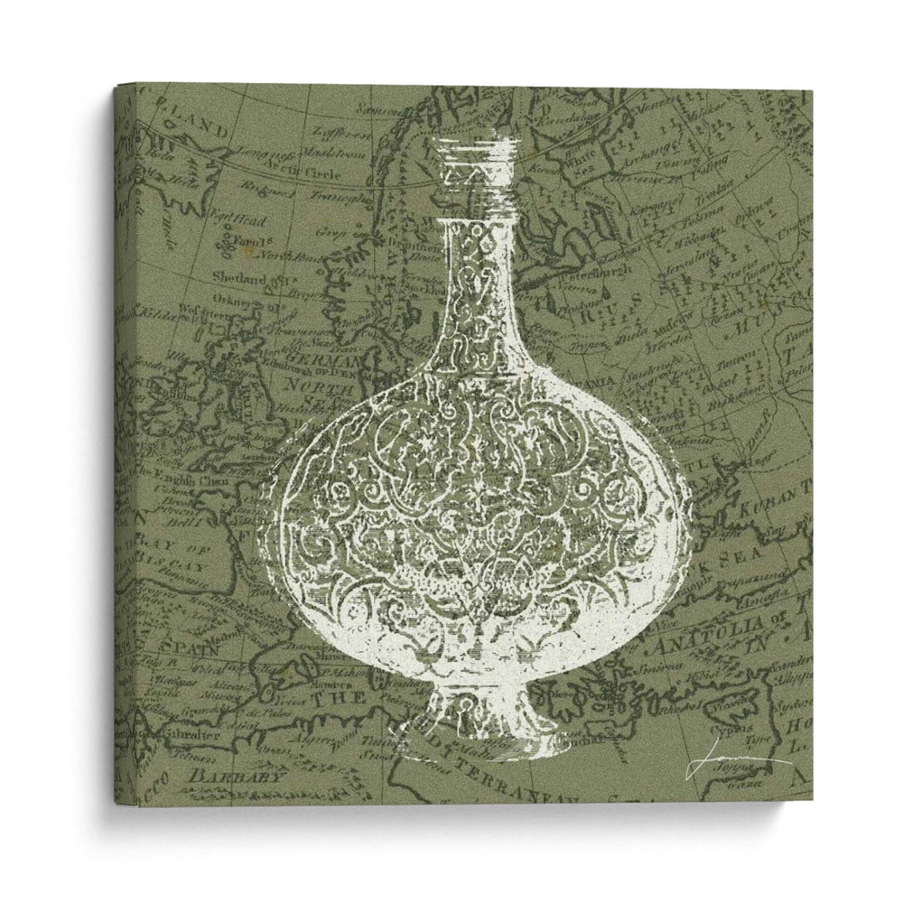 Mapa Botellas IV - James Burghardt | Cuadro decorativo de Canvas Lab