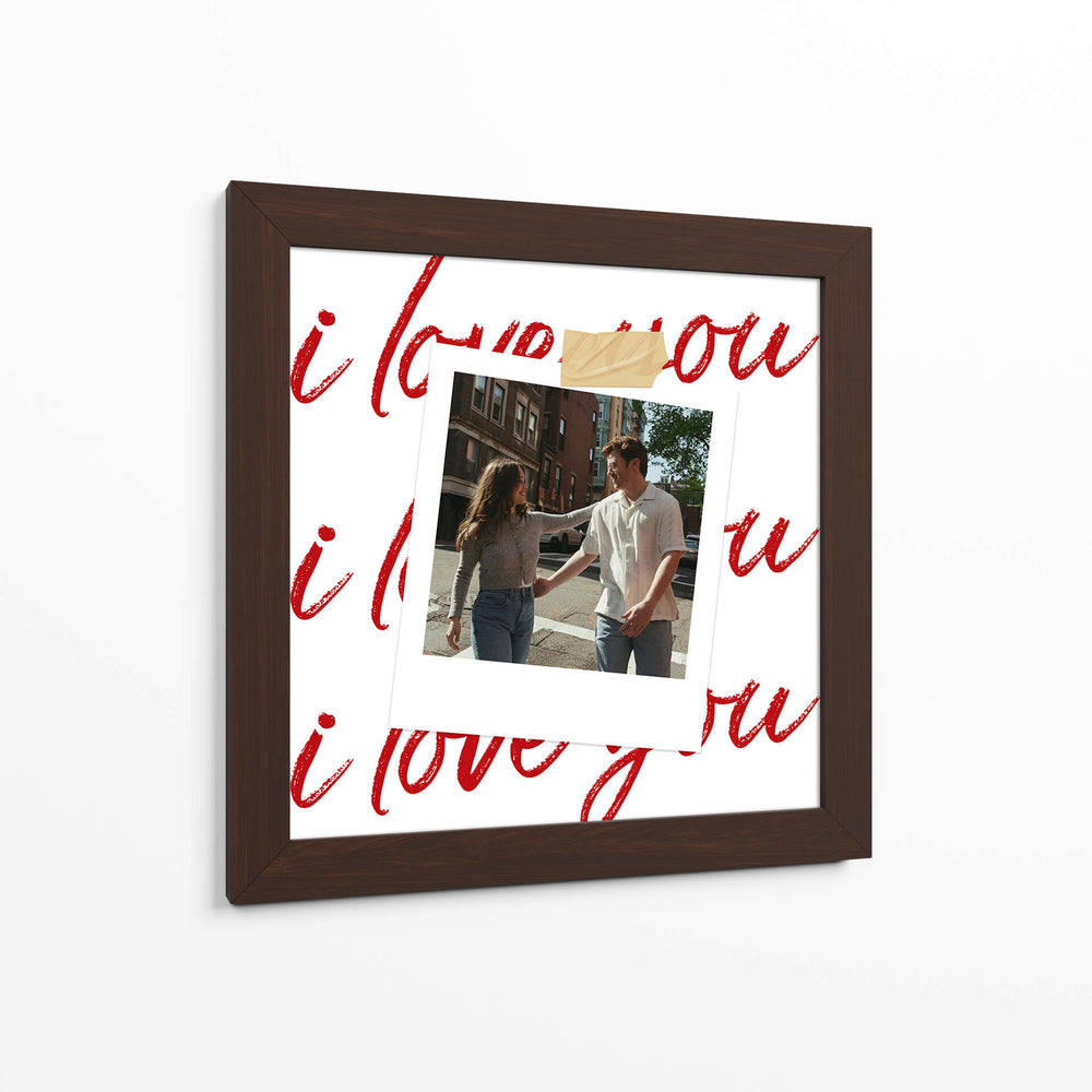 I love you, Polaroid - Cuadro personalizado