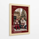 Feliz Navidad (Estrellas) - Cuadro personalizado