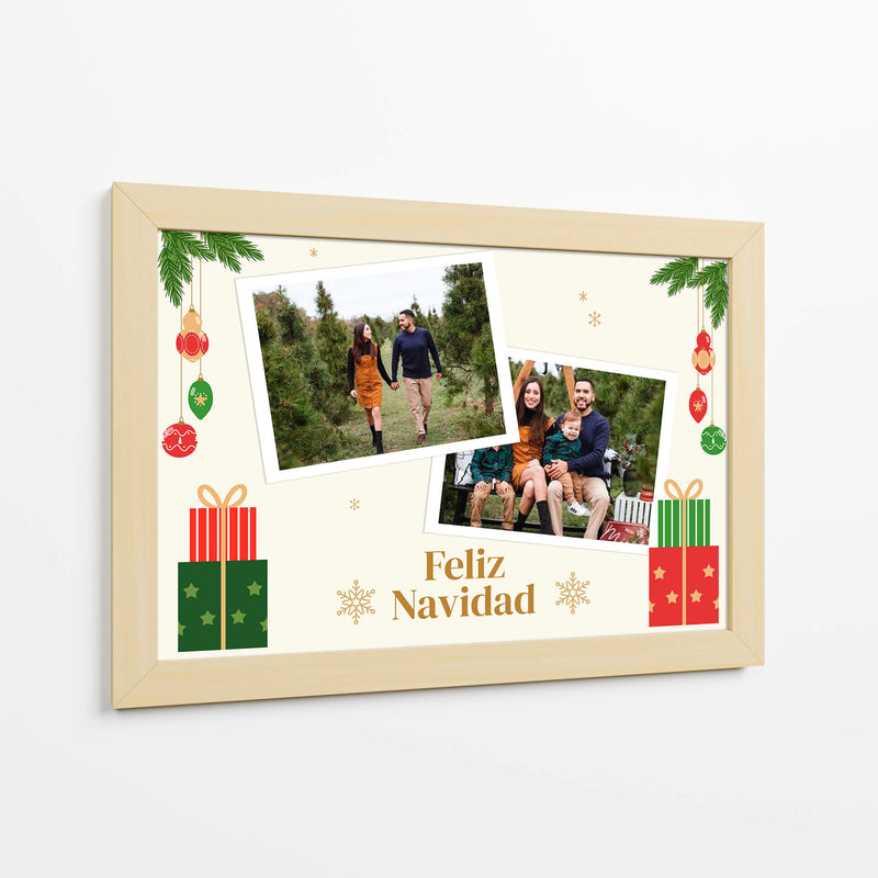 Postales de una Feliz Navidad - Cuadro personalizado