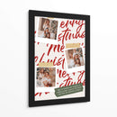 Merry Christmas Polaroid - Cuadro personalizado