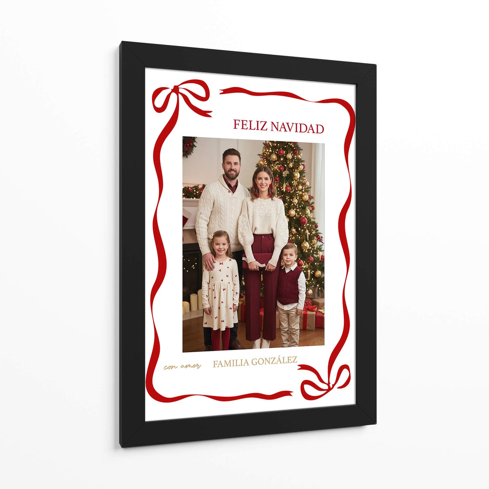 Feliz Navidad, con amor - Cuadro personalizado