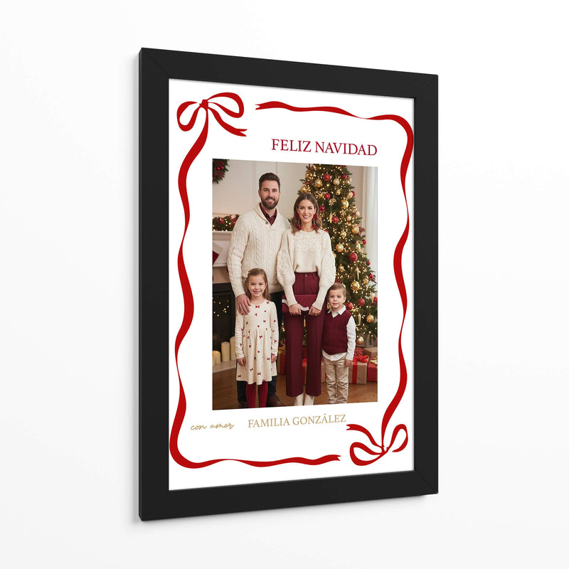 Feliz Navidad, con amor - Cuadro personalizado