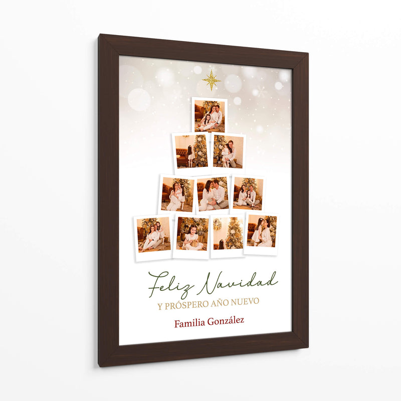 Feliz Navidad y Próspero Año Nuevo - Cuadro personalizado