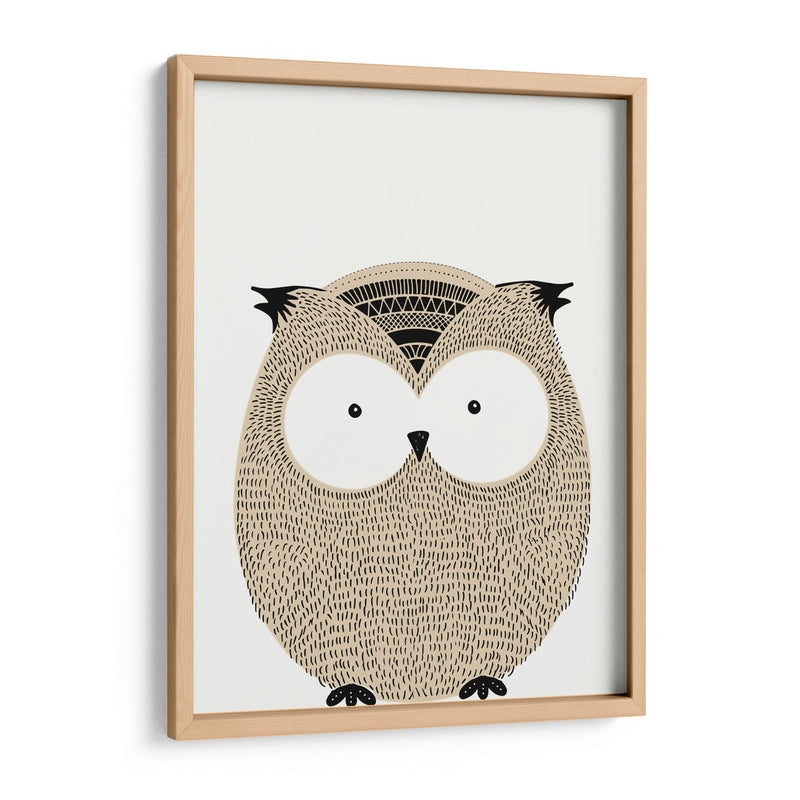 Owl doodle | Cuadro decorativo de Canvas Lab