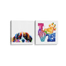 Amor perruno - Set de 2 - Hue Art - Cuadro decorativo | Canvas Lab