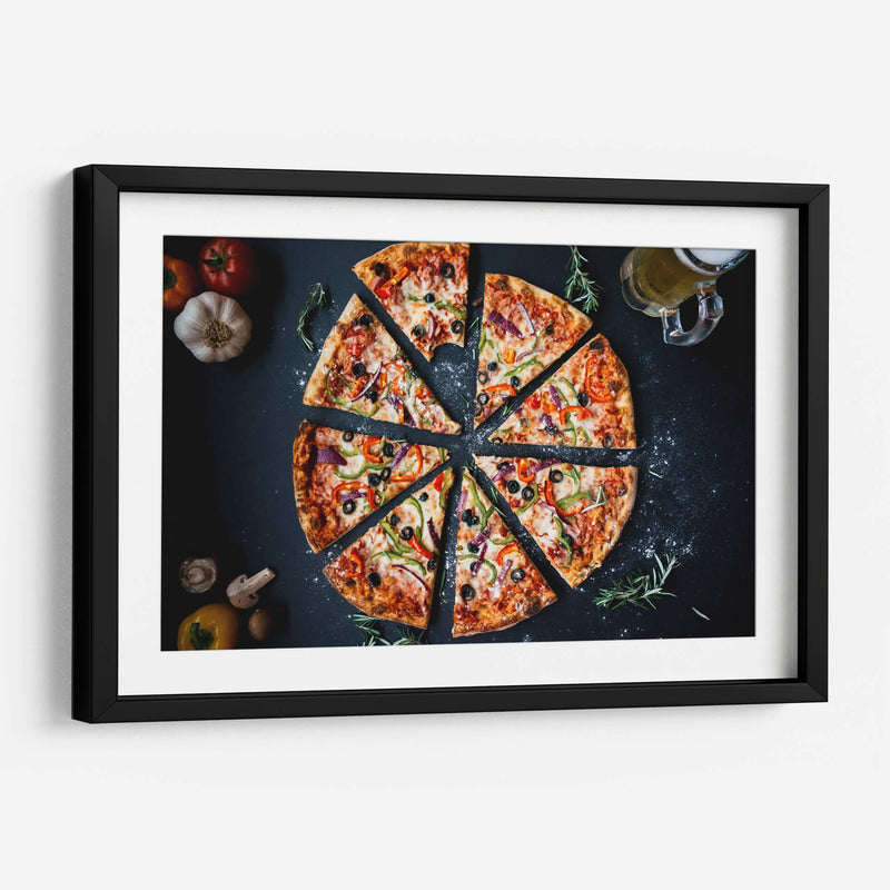 Pizza con mordida | Cuadro decorativo de Canvas Lab
