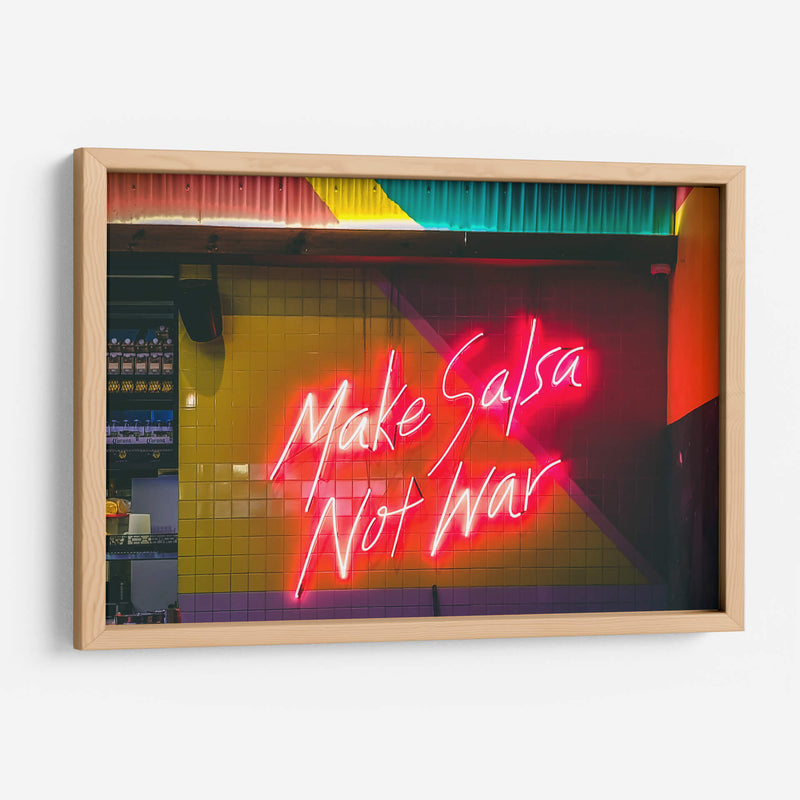 Salsa not war | Cuadro decorativo de Canvas Lab